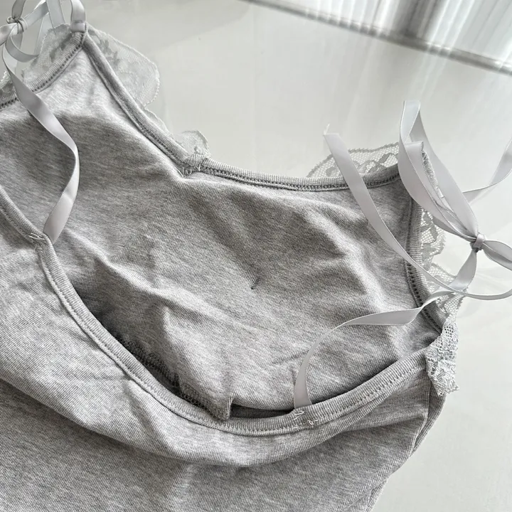 [발레코어 쓰리피스 러블리 페미닌룩] 로안 3pcs 레이어드 나시+가디건+스커트 쓰리피스 세트 상세 이미지 39