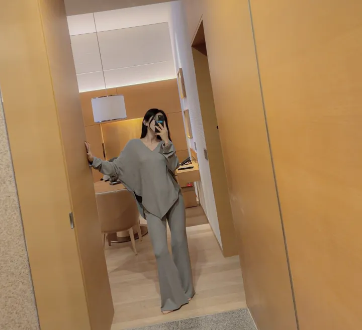 [Made /단품구매가능 /세트3000원할인] 촉촉 촤르르 연유 라떼 트레이닝 세트 여리핏 꾸안꾸 퀄보장 데일리set 핏보장 봄 신상 상세 이미지 105