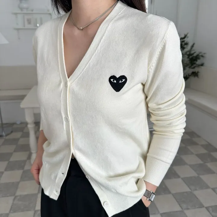하트 가디건 브이넥 데일리 빠른출고 4color 상세 이미지 24