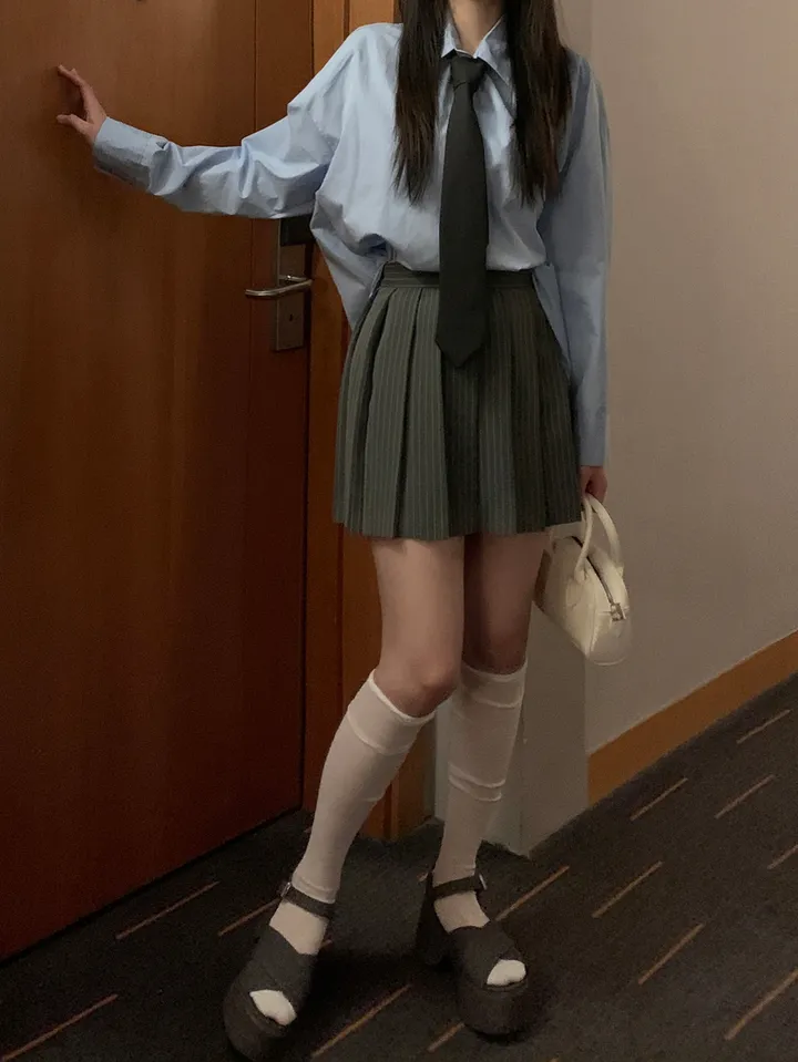 [4천장판매][MADE/핏보장인생셔츠] 에디 프렌치 코튼 오버핏 셔츠 남방 남녀공용 보이핏 레이어드 봄옷 봄신상 봄코디 봄상의 봄셔츠- 7color (KD1457,KD1910) 상세 이미지 55
