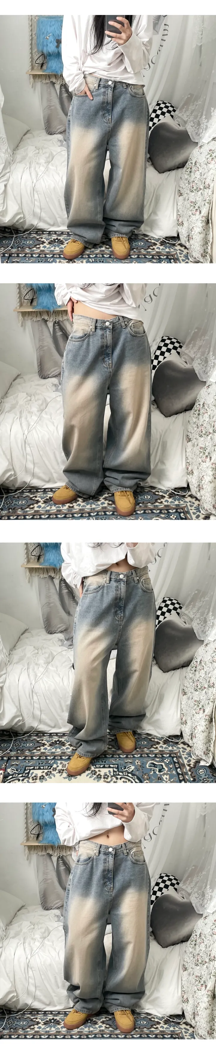wham sand denim wide pants (2color) 상세 이미지 11