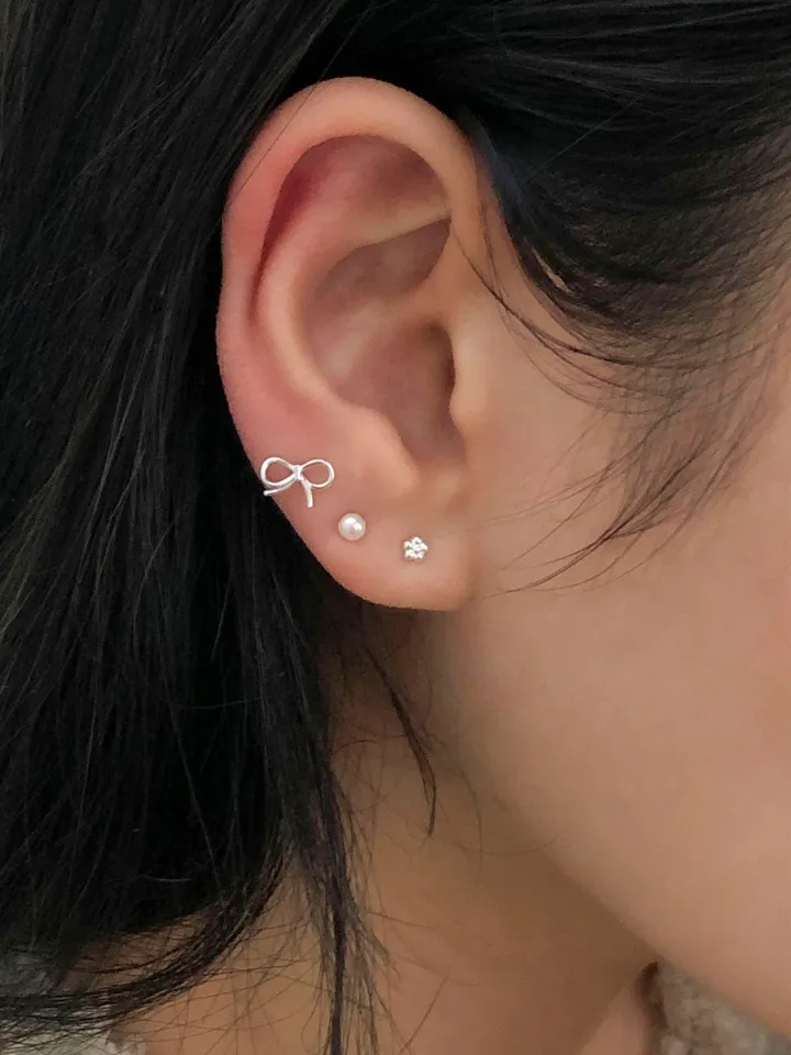 *기획 set* [925 silver] 리비팝 리본 피어싱 4 set (2 type) 상세 이미지 8