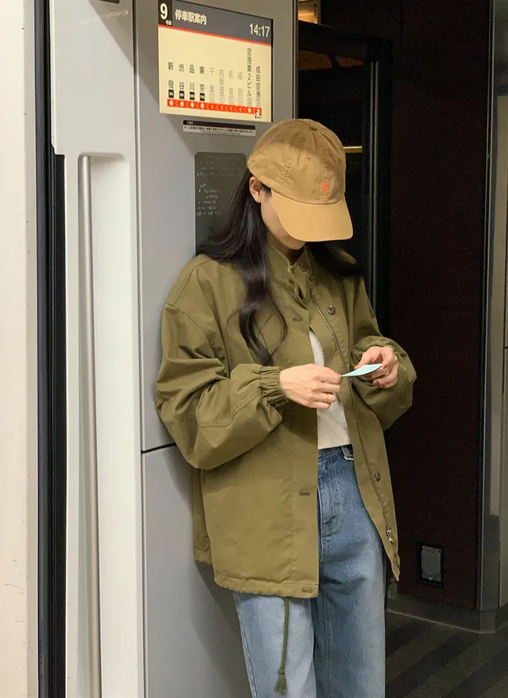 원가이하 세일 반품 교환 불가 야상 박시 루즈핏 봄 자켓 3컬러 가을 봄 옷 여행 점퍼 빅사이즈 남여공용 점퍼 상세 이미지 16