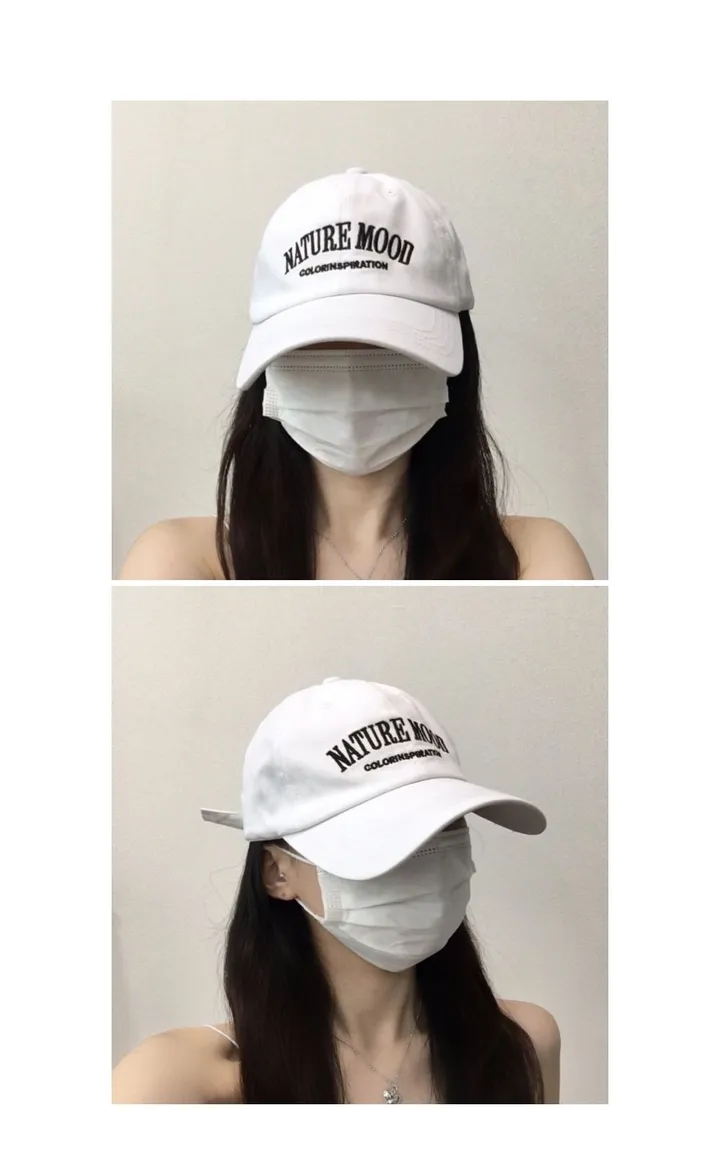 [추가할인/당일출고] 내추럴무드 워싱 피그먼트 볼캡 - 데일리 레터링 남녀공용 소두핏 대두커버 봄 여름 가을 신상 빅사이즈 상세 이미지 4