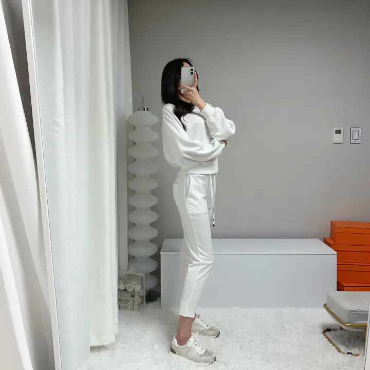 *밑단 포인트, 3color* 로로 슬림 일자 슬랙스 트레이닝 팬츠 상세 이미지 8