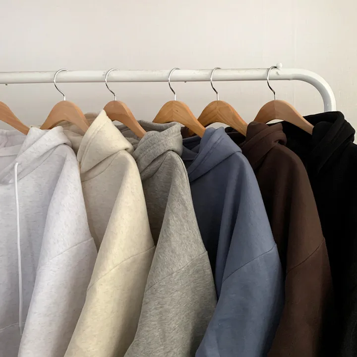 [기모/6color] 마일드 데일리 오버핏 투웨이 무지 후드집업 상세 이미지 2