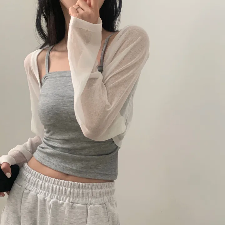 [고퀄버전🤍/가벼워요] 초여리핏, 데일리 긴팔 니트 볼레로가디건 - 5color 상세 이미지 20