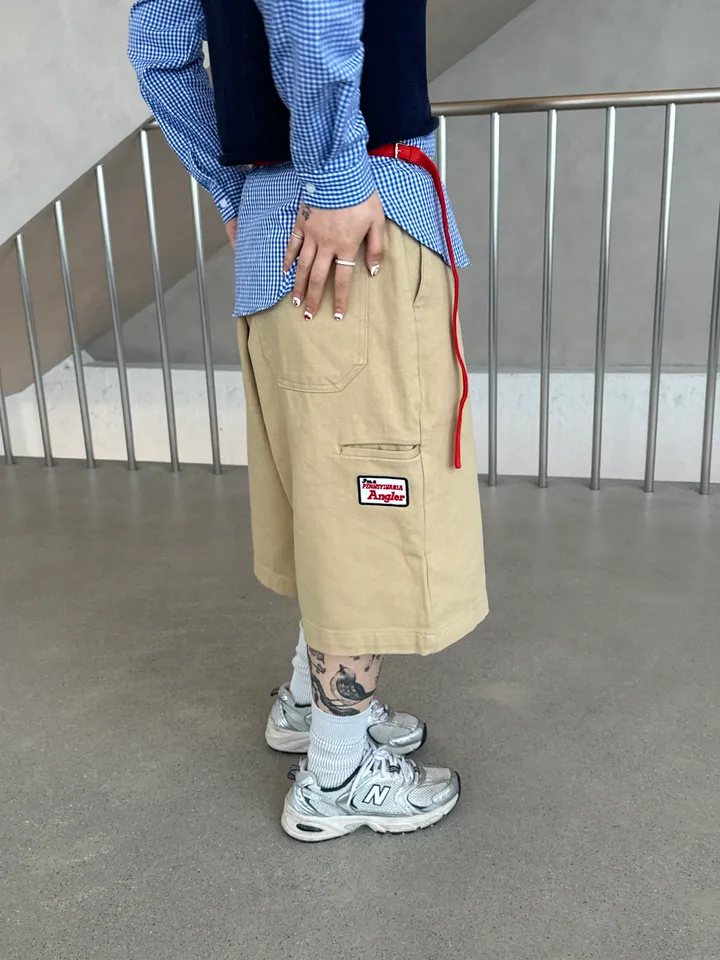 [UNISEX] 패치 워크 버뮤다 하프 팬츠 (4color) 상세 이미지 36