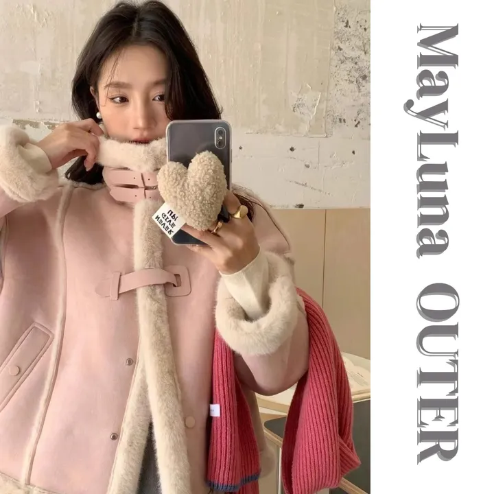 [3000장돌파🔥당일배송]98%고객만족 캔디 하이넥 폭닥 스웨이드 무스탕 점퍼 자켓 3color 상세 이미지 3