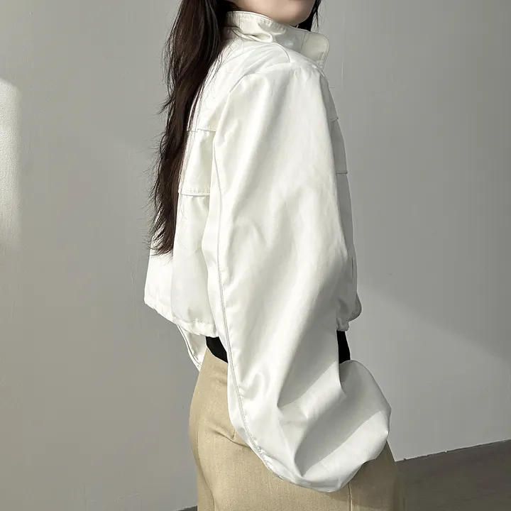 당일출고🚀[quality/도톰] 하이넥 파이핑 고프코어 루즈핏 스트링 바람막이 점퍼 3color 상세 이미지 46