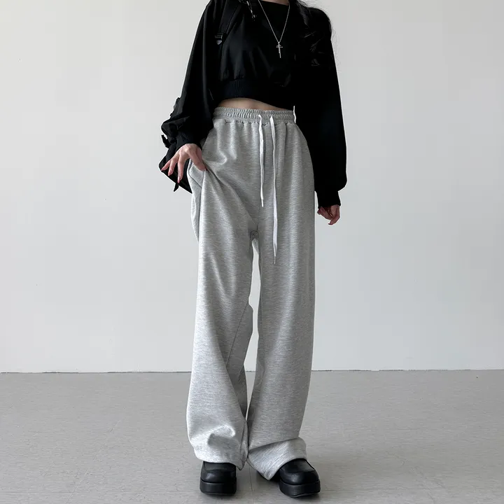 [데일리템] 요거트 컬러 벌룬핏 와이드 트레이닝 일자핏 롱팬츠 상세 이미지 29