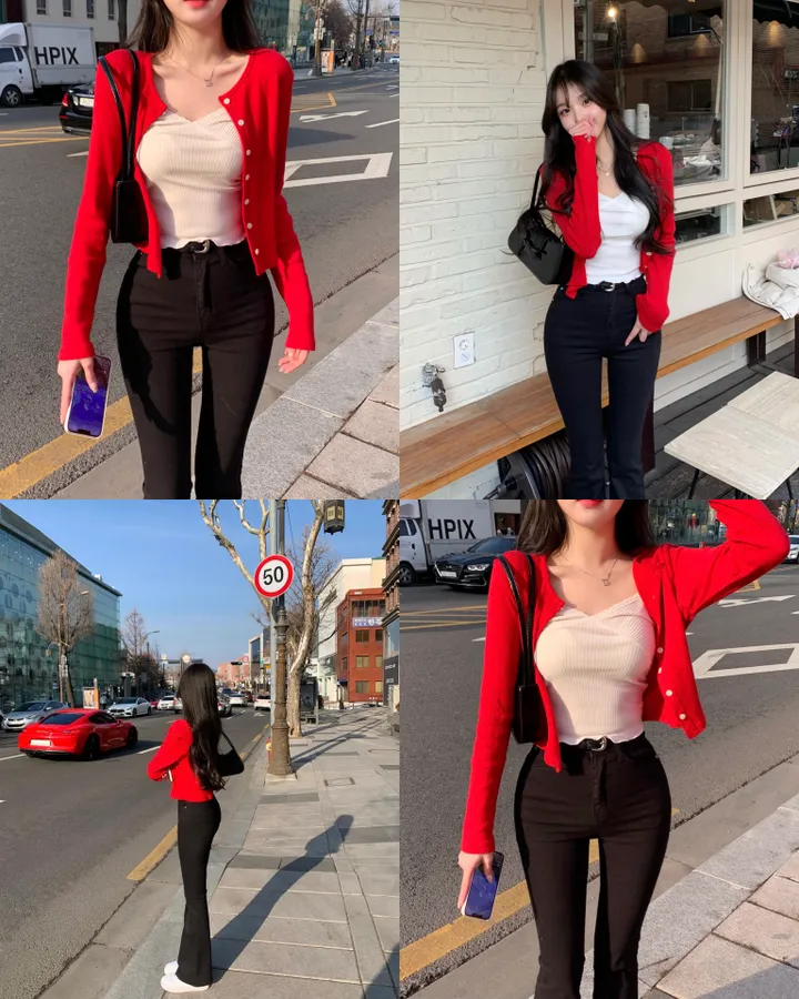 [ 인스타문의폭주 ] 달리아 펀칭 크롭 가디건 상세 이미지 2