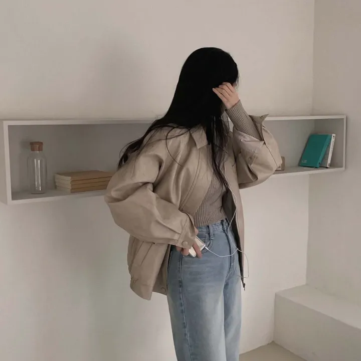 [고퀄리티] 자체제작 #크치Made 매트 이프온리 스프링 나그랑 레더 자켓 - jk 상세 이미지 75