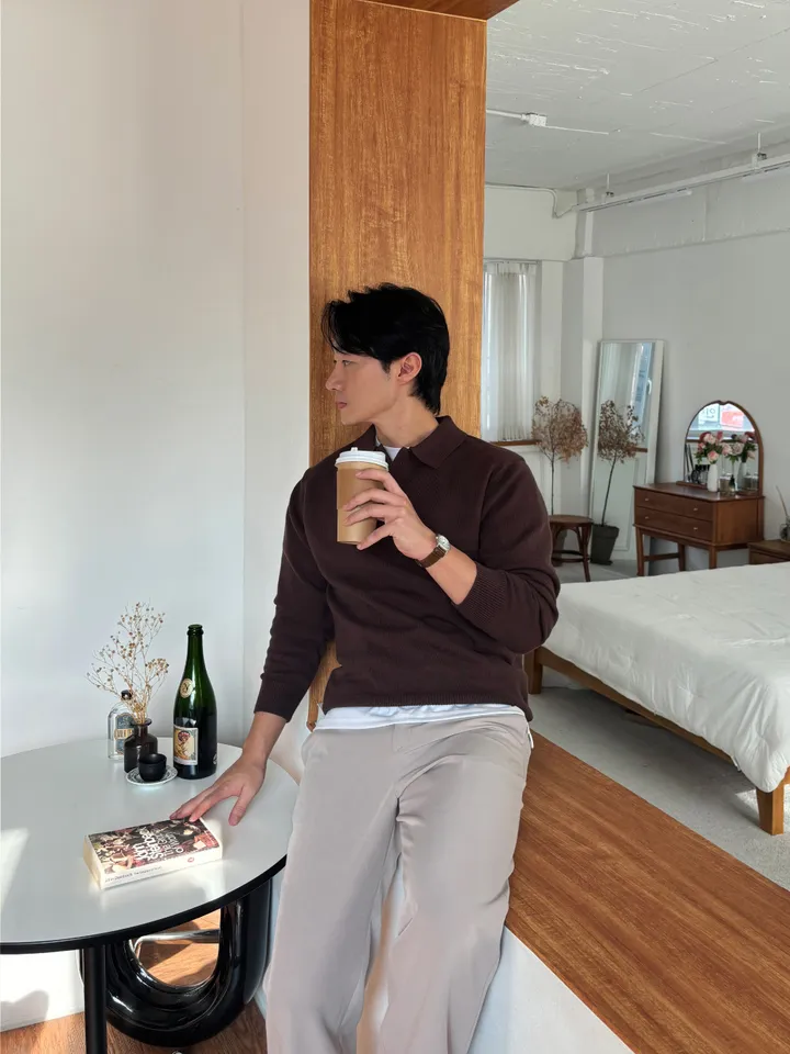 소가죽 원형 손목시계 사각 소가죽 데일리 심플 가죽시계 메탈 레더 남친룩 하객룩 봄 가을 상세 이미지 64