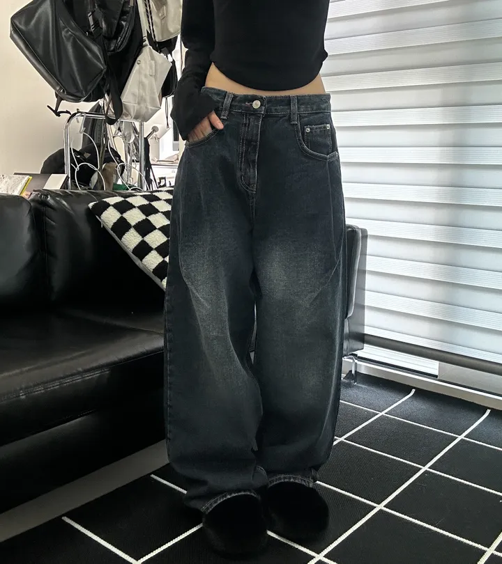 [🎀누적판매 1천장🎀]Allday washing pin-tuck wide denim 올데이 워싱 핀턱 와이드 데님 상세 이미지 11
