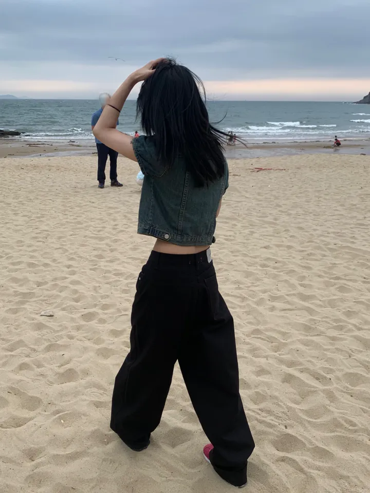 면 와이드 팬츠(2color) 상세 이미지 12