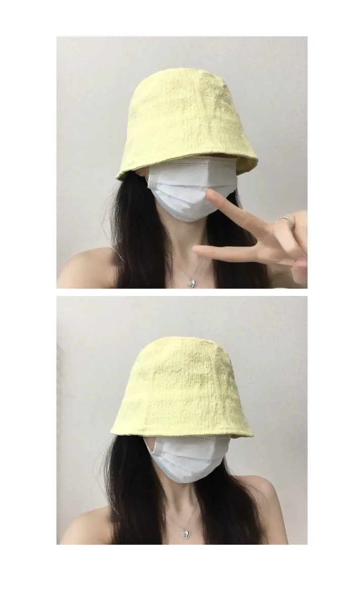 [추가할인/당일출고] 보라빛 주름 벙거지 - 고퀄리티 빅사이즈 연예인핏 데일리 봄 여름 가을 신상 버킷햇 여자 상세 이미지 12