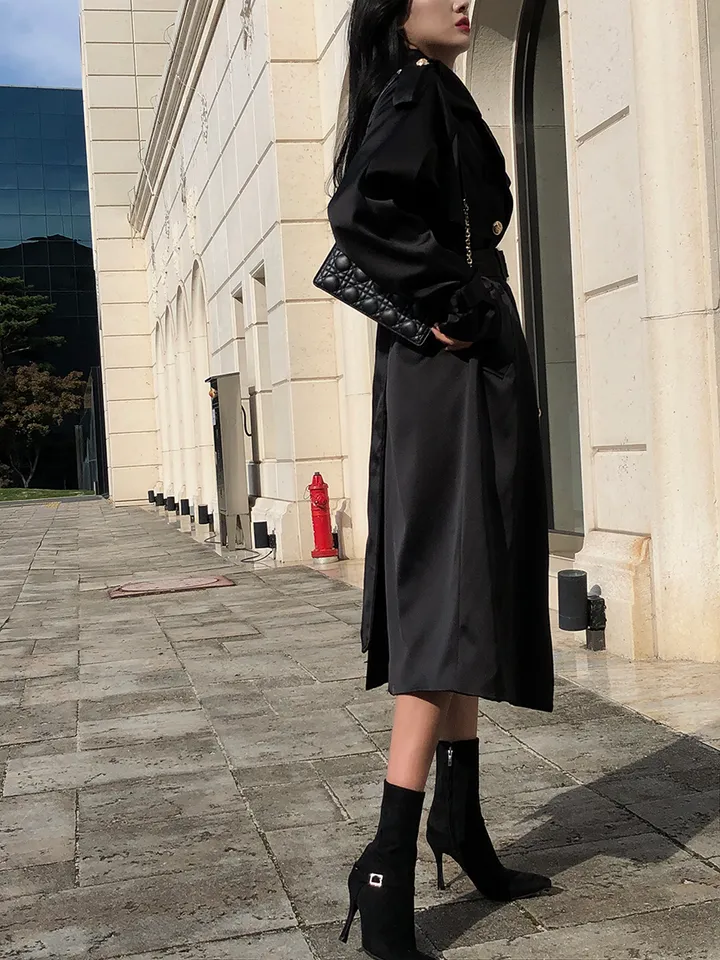 [🖤자체제작🚀바로발송]하이퀄리티 무드 트렌치 코트 상세 이미지 17