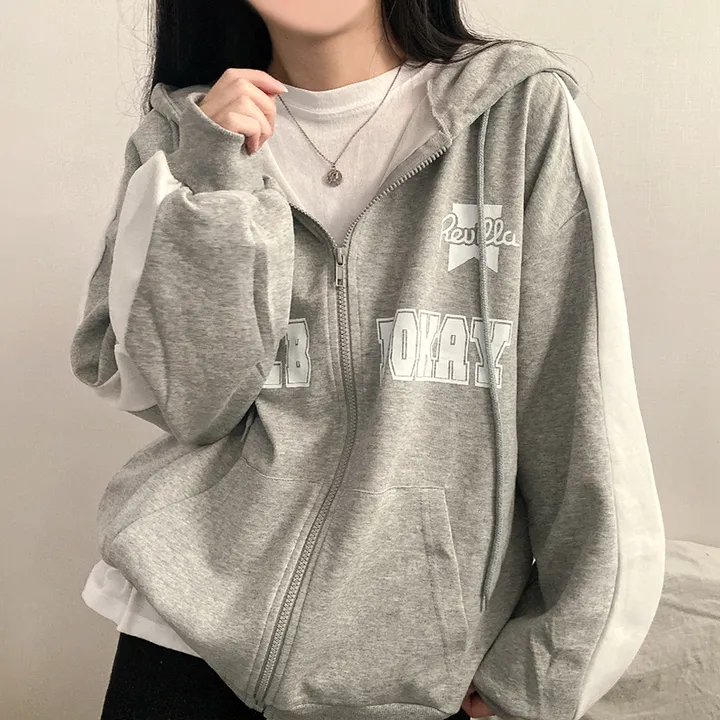 봄new*[데일리/스트릿] 윌비 져지 오버핏 후드집업 3color 상세 이미지 7