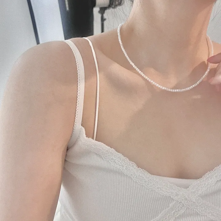*made* 사계절 만능 레이어드 론델 비즈 목걸이 (2size 13color) 상세 이미지 28