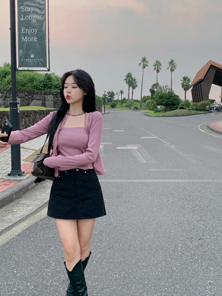 [MADE/3pcs/활용도최고] 비올라 브이넥 탑 가디건set (6color) 상세 이미지 57