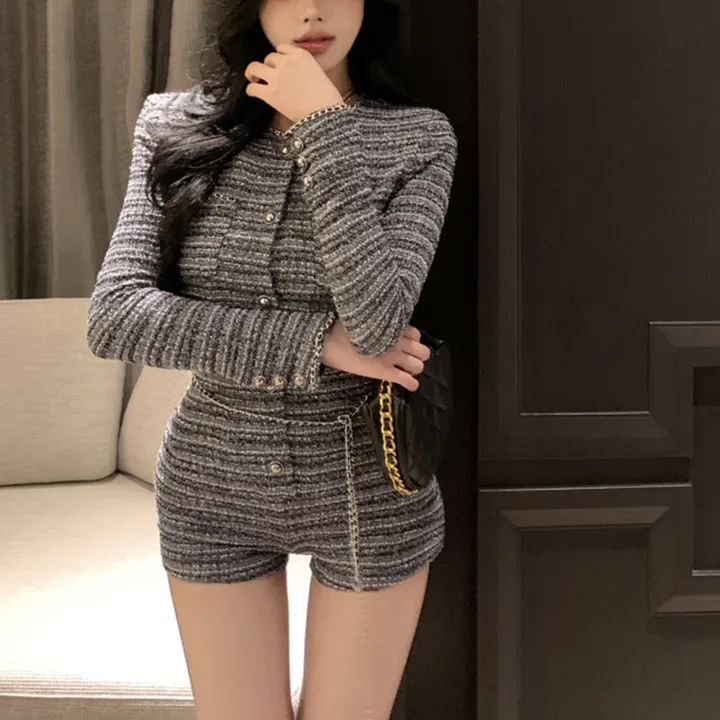원가이하 여름하객룩 트위드 코디셋업 초특가 할인 마지막장 가져가세요!! 트위드조끼 팬츠세트 오프숄더 코디아이템 상세 이미지 3