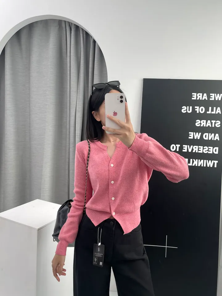 ❤봄컬러추가❤ 13컬러 캐시미어 라운드 트임 니트가디건 상세 이미지 34