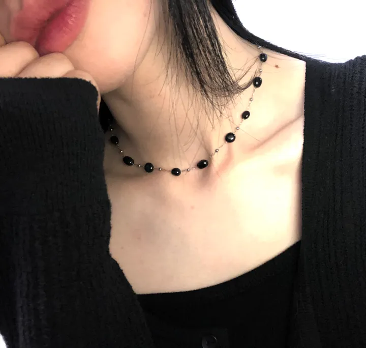 [BEST⭐️] Black Bean necklace 상세 이미지 5