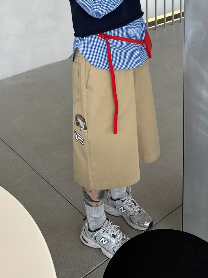 [UNISEX] 패치 워크 버뮤다 하프 팬츠 (4color) 상세 이미지 33
