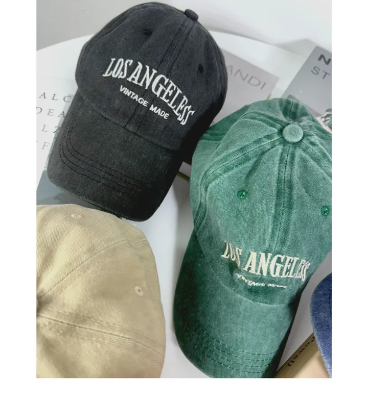 [🧢+팔찌+안경+캡가드증정❤/묶음할인✨] 캐피튜드 빈티지 워싱 로스앤젤레스 볼캡 - 연예인핏 남녀공용 소두핏 대두커버 봄 여름 가을 겨울 사계절 데일리 연예인 얼굴소멸 모자 상세 이미지 52