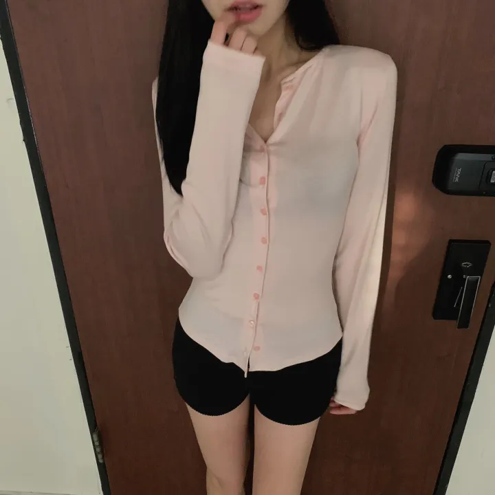 [몸매보정✨] 슬림 메이드 셔츠 봄 여름 데일리 가디건 상세 이미지 22