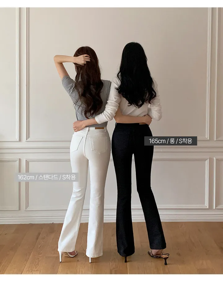 [6천장돌파][XS-L][BEST of the BEST🖤][가성비데님][자체제작] Better Jeans (No.193) 쥔장추천 비율핏 롱부츠컷 [2Types기본/롱(+5cm) 상세 이미지 12