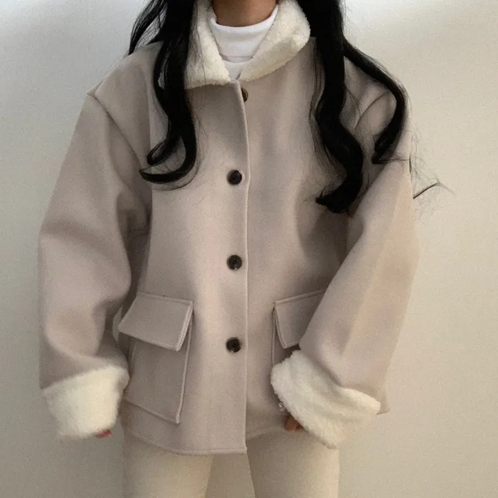[가격실화?!] 겨울 몽글몽글한 모직 자켓 상세 이미지 55