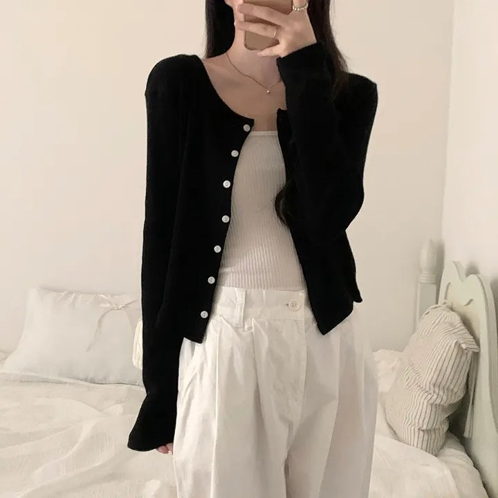 로로 펀칭 가디건 (8color) 상세 이미지 163