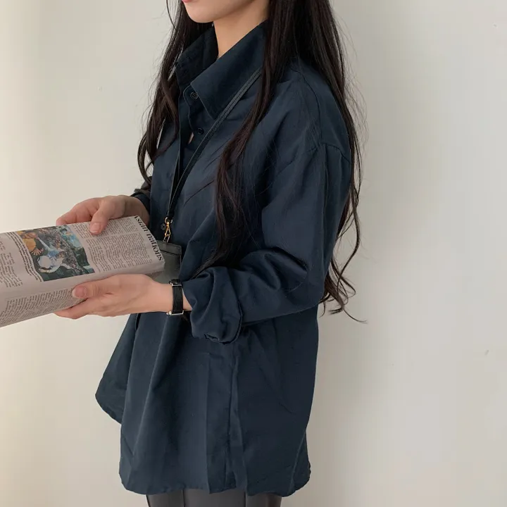 [컬러추가] 고급스러운, 옥스포드 박시핏 셔츠;7col 상세 이미지 89