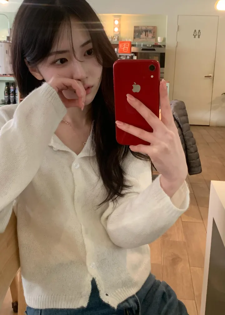 [봄신상/여리핏] 모헤어 러블리 프릴 파스텔 울 가디건 -4colo 상세 이미지 2