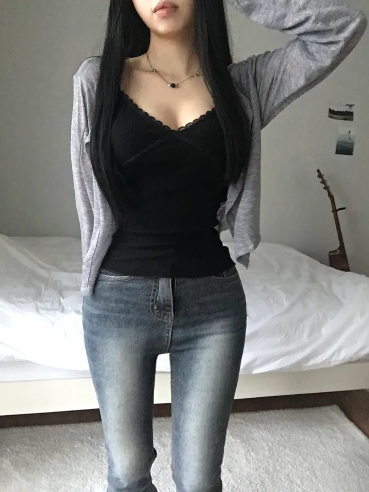 [리뷰극찬템/누적10000장] 보카시 찰랑 여리핏 루즈핏 가디건 상세 이미지 11