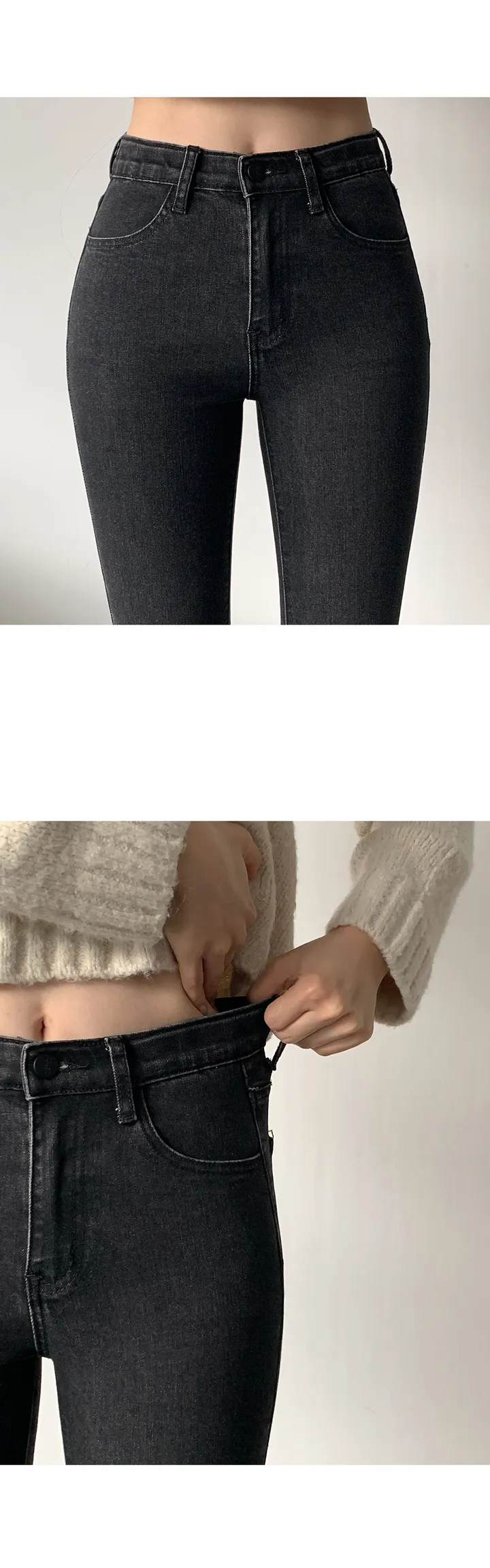 [팬츠 2만4천장돌파👍4계절데님팬츠] 일자데님 그레이시 팬츠 (6컬러,청바지,데님팬츠,허리속밴딩) 상세 이미지 45