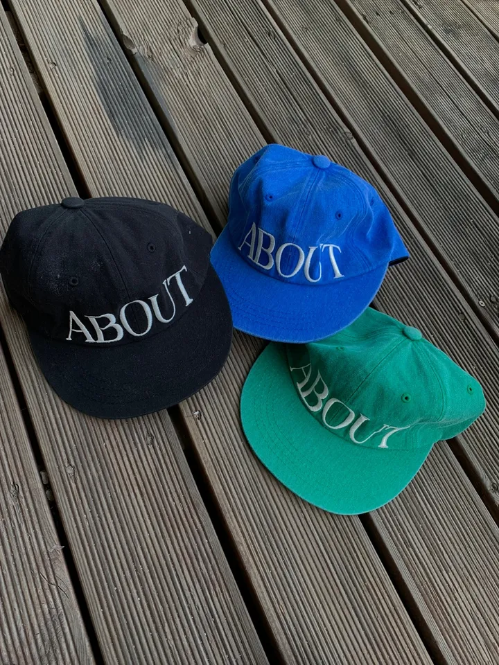 [대두도소두만들어주는핏🧢❤️/최저가💌] 어바웃 레터링 캠프 캡 모자 볼캡 (3color) 상세 이미지 10