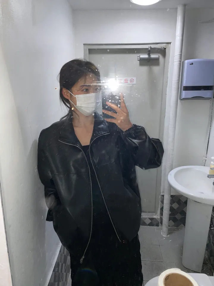 [주문폭주/MADE] 남녀공용 로제 오버핏 레더자켓 상세 이미지 77