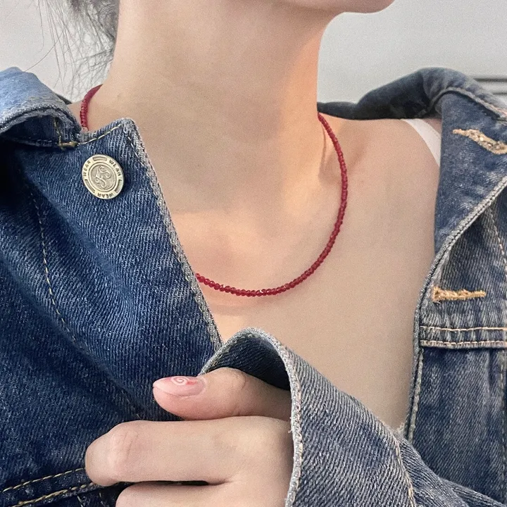 *made* 사계절 만능 레이어드 론델 비즈 목걸이 (2size 13color) 상세 이미지 38
