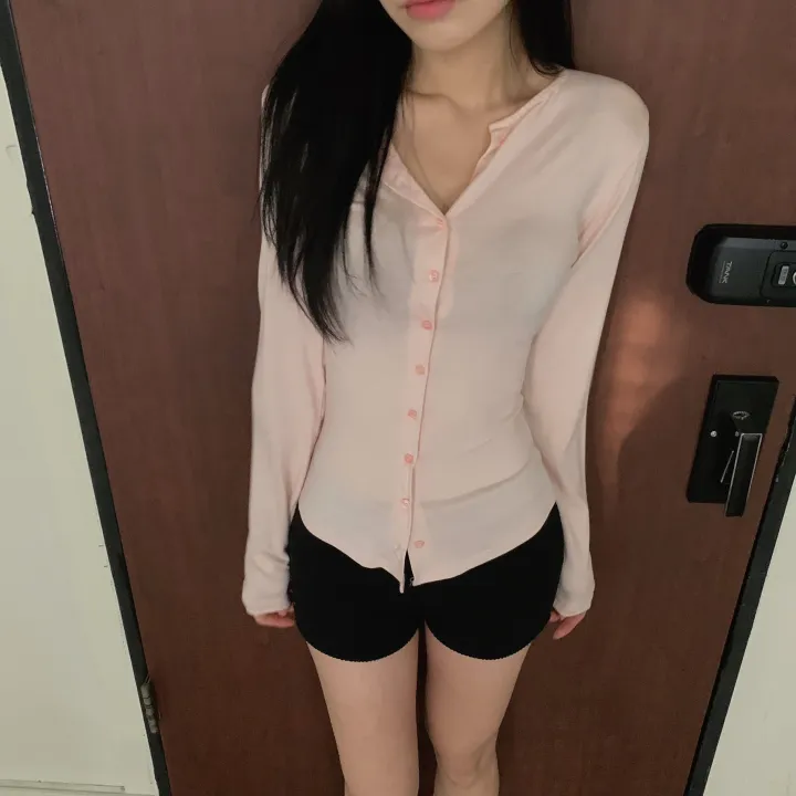 [몸매보정✨] 슬림 메이드 셔츠 봄 여름 데일리 가디건 상세 이미지 23