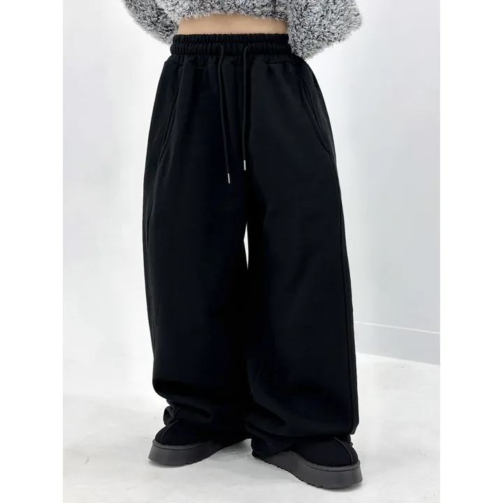 ❤️‍🔥누적판매8,000 돌파 기념❤️‍🔥[UNISEX/기모 ver.🤧/소장추천!]럽 올 컬러 와이드 스트링 트레이닝 팬츠(5color) 상세 이미지 70