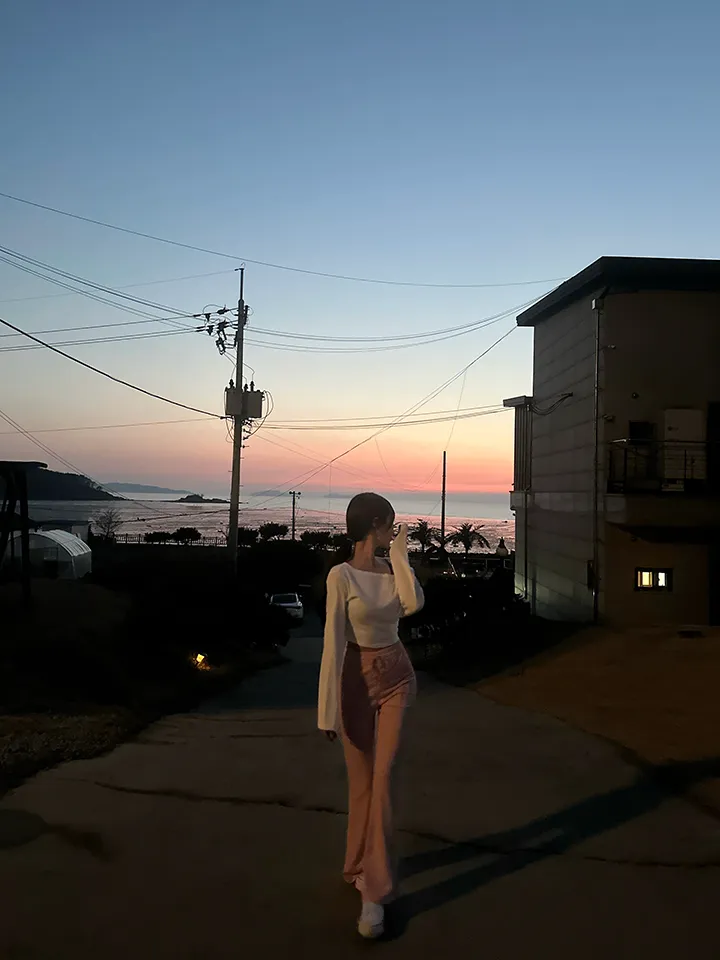 황금비율 2단기장 y존부각X 부츠컷 트레이닝 팬츠 밴딩 부츠컷레깅스 나팔바지 추리닝 트레이닝팬츠 상세 이미지 7