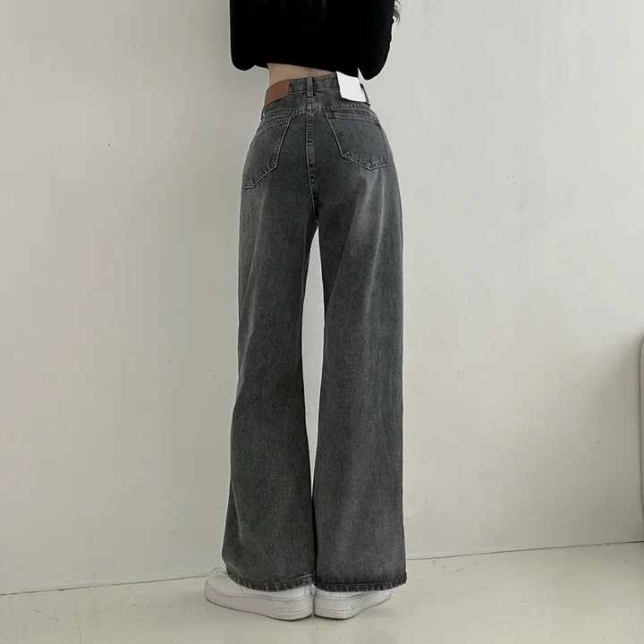 [3단기장/S-2XL/인생데님👖] 로킷 데님 와이드핏 롱 워싱 데님 팬츠 6colors 상세 이미지 15