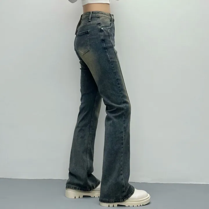 [인생부츠컷/숏&롱/~XL] 엘리 절개라인 하이웨스트 부츠컷 데님팬츠 롱팬츠 기장선택 빅사이즈까지 스판청바지 가을신상 (6Col) 상세 이미지 37