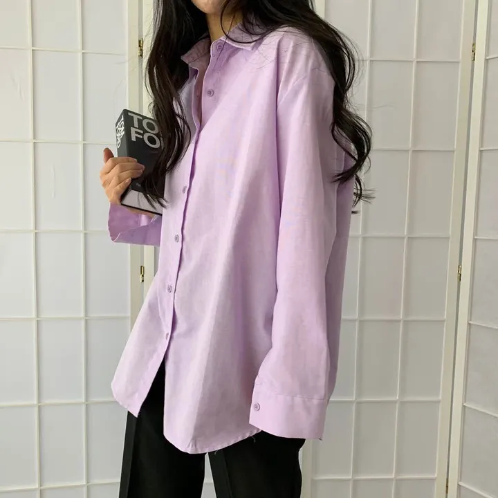 [컬러추가] 고급스러운, 옥스포드 박시핏 셔츠;7col 상세 이미지 60