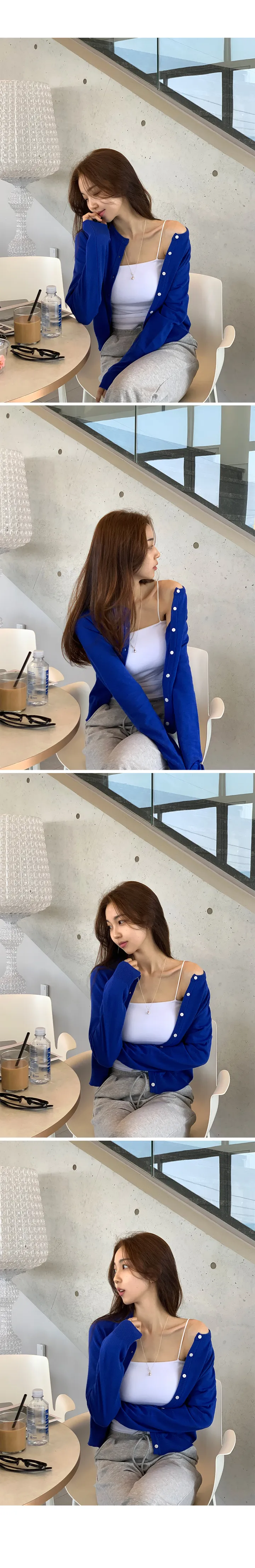 [2천장판매] 디본 스프링 라운드 가디건 / 6color 상세 이미지 5