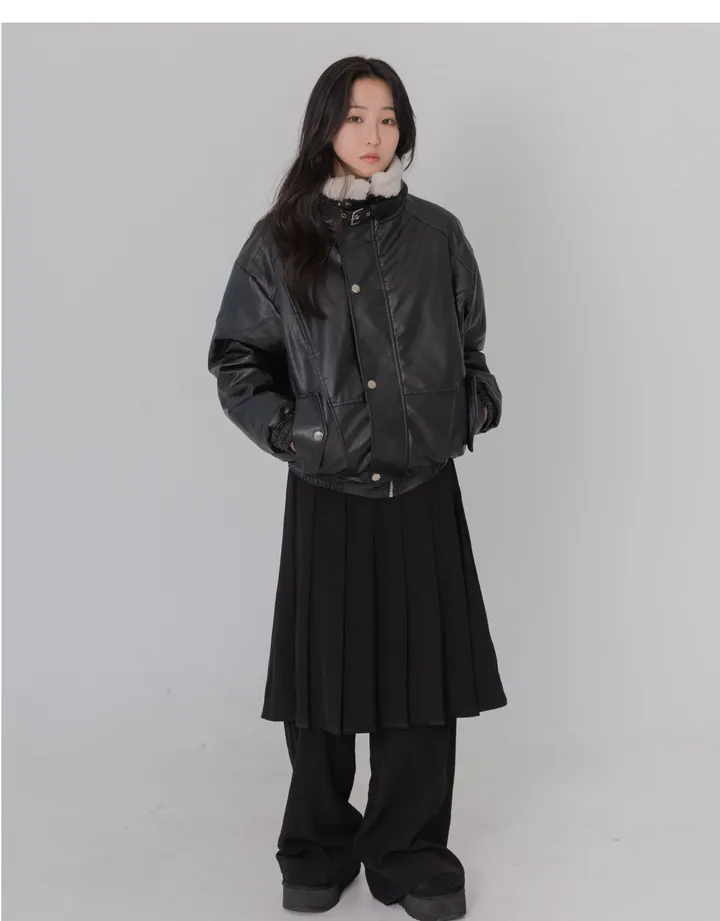 도카 퍼 레더무스탕(2colors) 상세 이미지 5