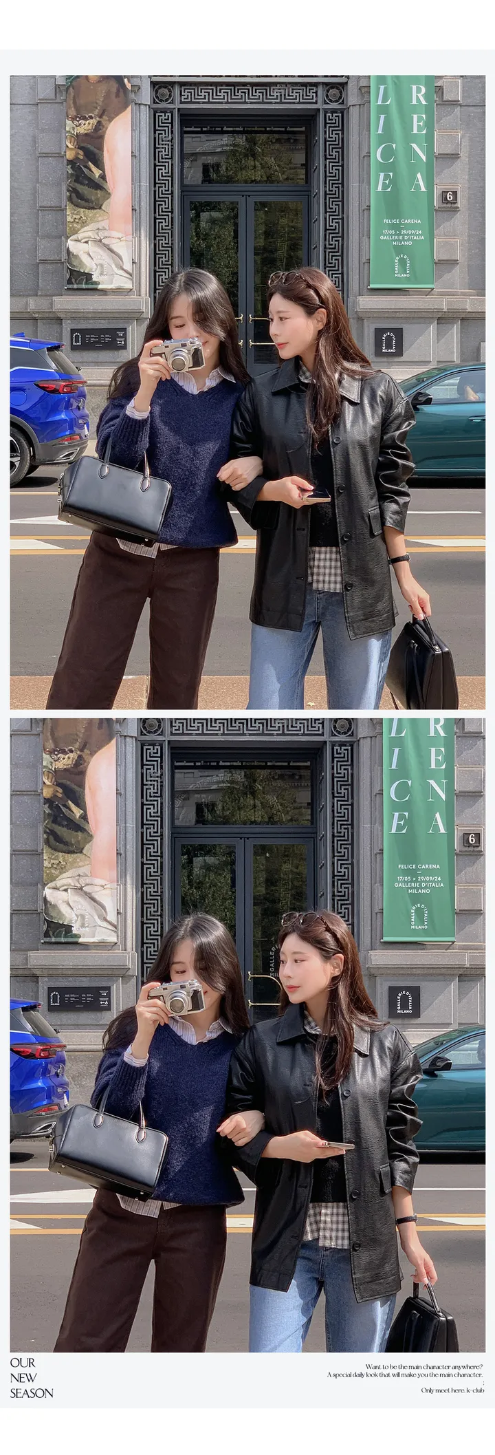 [자체제작/오늘출발/1만장돌파!]#봄🌷 바텐 오버핏 하프 레더 자켓 (데일리룩/개강룩/봄아우터/봄자켓/레더자켓/가죽자켓/루즈핏) 상세 이미지 139